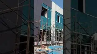 Glass Glazing and ACP work at Thane (Mumbai) site. Final Finishing Stage