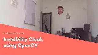 Invisibility Cloak using OpenCV
