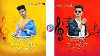 Music Lover Photo Editing Picsart | Music Photo Editing Picsart | Picsart Creative Photo Editing
