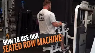 How to use the life fitness Seated row