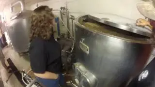 Mashing in and recirculating the mash,