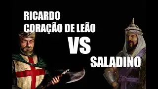 RICARDO CORAÇÃO DE LEÃO VS SALADINO | BATALHA JERUSALÉM | CAVALEIROS TEMPLÁRIOS