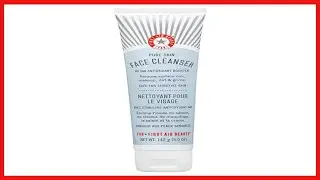 Great product -  First Aid Beauty Pure Skin Face Cleanser, Sensitive Skin Cream Cleanser with Antiox