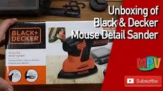 Распаковка: может ли мышь помочь при шлифовке? Black & Decker