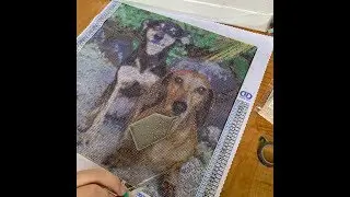 Diamond Dotz on Demand: Custom Puppy Portrait
