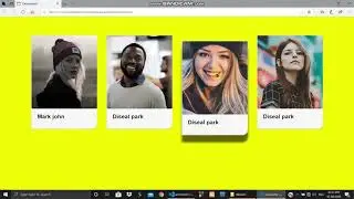 Card design and image hover effect by CSS and Bootstrap