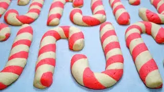 Christmas Candy Cane Cookies! Easy and Delicious!