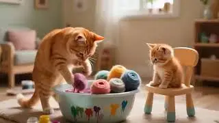 Ginger and Mama Cat Rescue an Abandoned Bunny Who Finally Feels a Mother's Love Again ❤