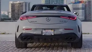 Mercedes-AMG CLE 53 4MATIC+ Cabrio in Alpine Grey – 449 PS, 600 Nm & Soft-Top in Action