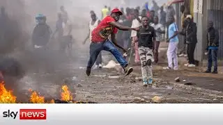 Protests continue on the streets of Nairobi, Kenya