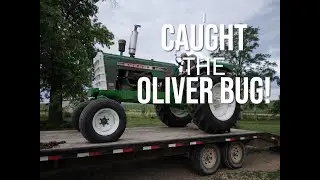 Unloading my new Oliver 1800