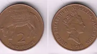 1998 2p Coin WORTH? ST HELENA DONKEY 2p