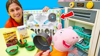 Anne Domuz Puding Yapacak Ama Tencere Kalmadı! 😅 Yeni Tencereyi &Ccedil;ıkarıyor 🍮