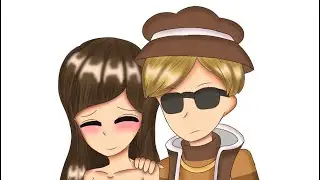 Shawna x Mousse (Art trade) Speedpaint