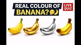 90% People Choose Wrong 😳 | Banana Colour Quiz