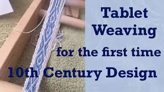 Tablet Weaving For The First Time | Weaving Wednesday | A Beginner's Story