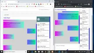 Laravel live chat application using websocket and vue.js