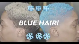 Drop Fade and Blue Curls! | GUIDED HANDS