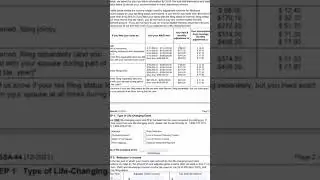 SSA-44 Medicare IRMAA (Income-Related Monthly Adjusted Amount)