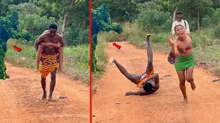 She Nearly Collapsed From the SCARE! |Bushman Prank| Scaring People!