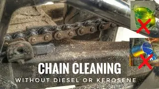 Motorcycle Chain Cleaning Without Using Petrol or Kerosene Complete Guide From Scratch