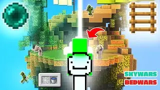 I Tried Dream&rsquo;s Craziest Manhunt Tricks in BedWars/Skywars (It Got Weird)
