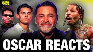 Oscar De La Hoya Reacts To Tank Davis CONTROVERSY, Ryan Garcia Press Conference