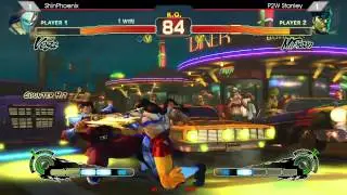 Atlanta FinalRoundBats 12/14 Street Fighter 4 Arcade Edition Shin Phoenix vs P2W Stanley