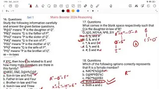Blood Relation: Best solution of Coded Blood Relation #bankexam 