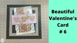 Valentine Card Idea #6 Spellbinders January 2021 Large Die of the month