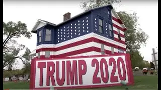 A shrine to Trump in a 2020 battleground state