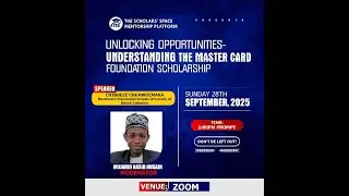 UNDERSTANDING THE UBC MASTERCARD SCHOLARSHIP APPLICATION