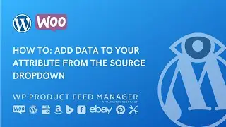 Using source fields in WP Product feed manager