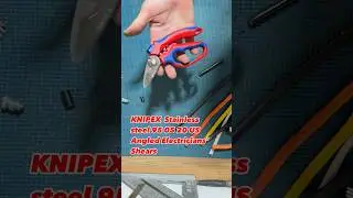 KNIPEX Stainless steel angled  Electricians Shears