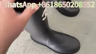 Unboxing Chanel Black Caoutchouc CC Rain Boots | Iconic Waterproof Luxury for Chic Wet-Day Style!👢🖤☔