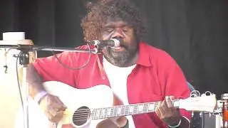 Frank Yamma with David Bridie and Helen Mountfort Brisbane Multicultural Festival 2011