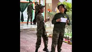 Learning through enactment. #sainikschool #armylife #viralvideo #uri 