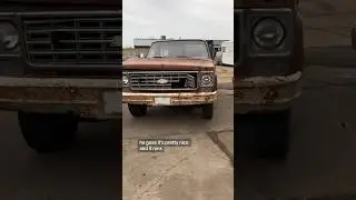 One of our tow drivers was pulling my leg and told me to check out the MINT Chevy Truck we got !
