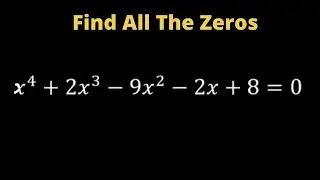 How To Find All The Possible Rational Zeros Of Polynomials And All The Zeros.