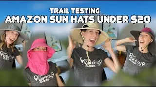 Trail testing AMAZON SUN HATS | Product review | Outdoors  fashion | Walking, hiking
