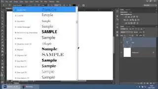 Adobe Photoshop Cs6   New Feature   Font Preview Size