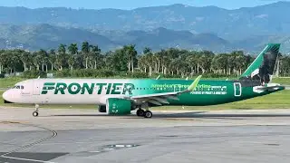 HERMOSAS AERONAVES OPERANDO SIN PARAR EN EL AEROPUERTO INTERNACIONAL DEL CIBAO | #planespotting