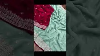 New Chiffon Saree Design 2022 | Latest Designer Sarees Model | Rabi Sarees
