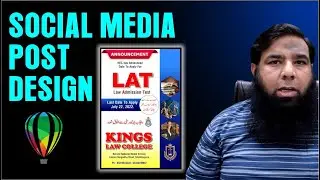 Social media post design || Social media post design in CorelDraw.