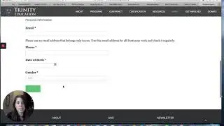 How to Apply to Trinity