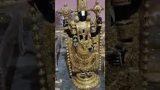 Brass Tirupati Balaji Statue in Antique gold and black finish by Sonkala Art industries ph9045946898