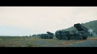 PT Pindad - Indonesia R-Han 122B 122mm MLRS Rockets Firing Tests [1080p]