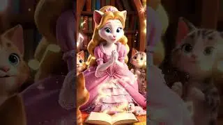 💫👑The Magical Bedtime Story Library | Princess Seraphina&rsquo;s Dream | 夢の図書館 | 梦幻图书馆 #cat #animation p11