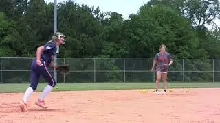 Journey Roberts Softball Skills video