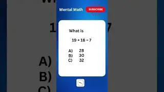 Mental Math challenge#206